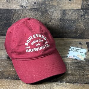 Boulevard Brewing Co. Kansas City Missouri campdavi Adjustable Hat Cap Beer Used